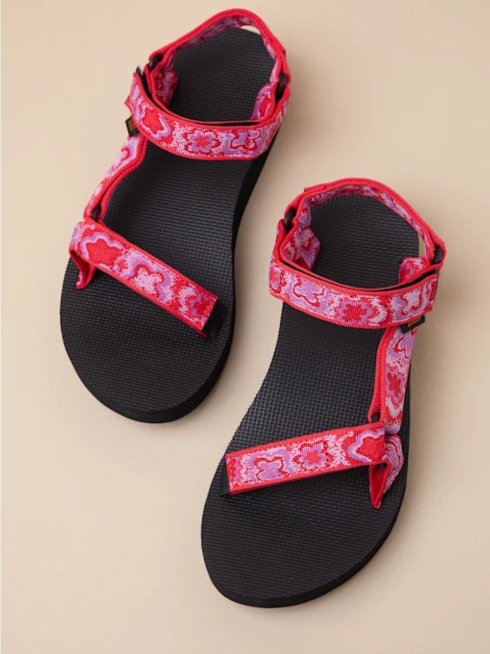NEW Teva Womens Midform Universal Sandals Pink and Black size 10 - Picture 4 of 8